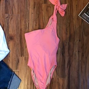 NWOT J. Crew One Shoulder Swimsuit